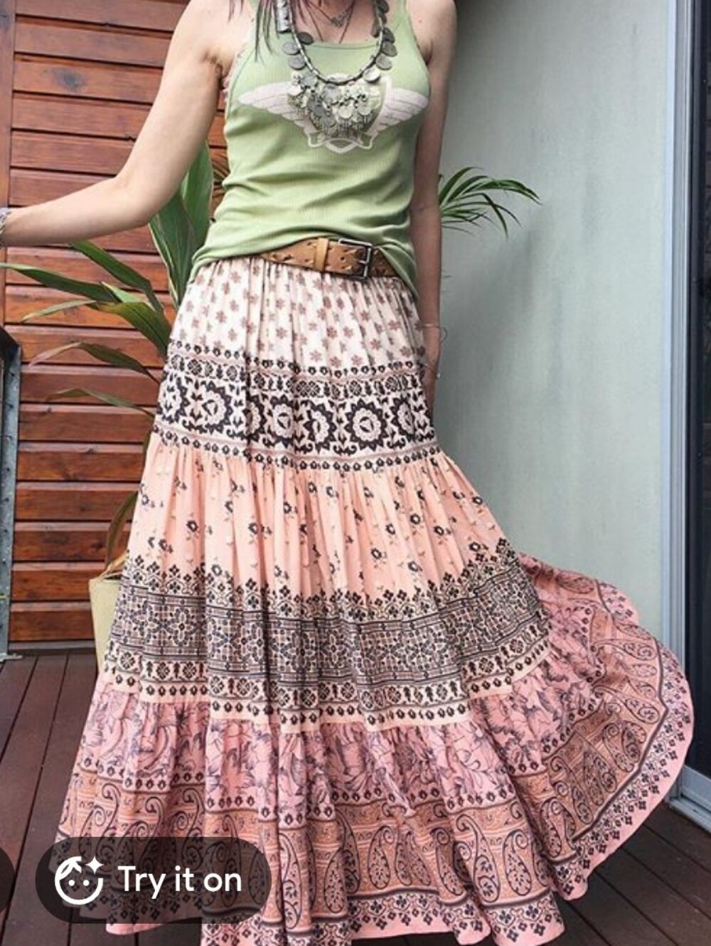 Spell Lionheart Maxi Skirt Size XS